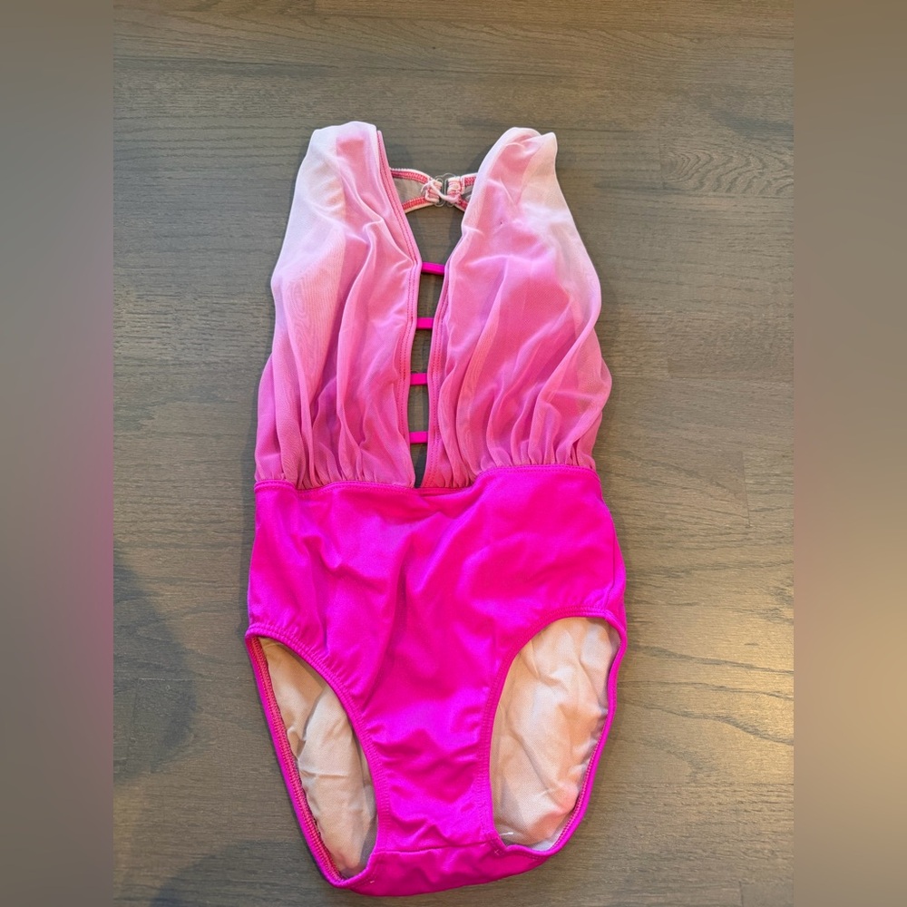 Pink Ombre One-Piece Leotard